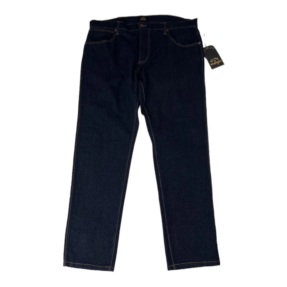 NWT Wrangler X Billabong Blue Cotton Elastane 5 Pocket Jeans Mens Size 40X33